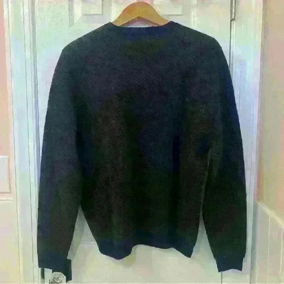 Vintage Grant Thomas 100% Wool Herringbone V-Neck Sweater Size L NWT - Picture 7 of 9